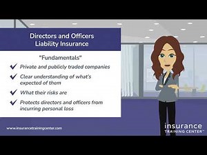 Directors & Officers Liability Insurance 101 - Course Introduction