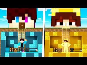 Alex VS Dennus Secret Underground Base Challenge (Minecraft)