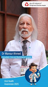 23K views · 499 reactions | Watch Dr Mansur explain common oral health conditions—such as dry mouth, open sores, developmental issues, impacted wisdom teeth, and cysts—and how routine check-ups and early intervention can help prevent them from turning into painful dental problems. | Aga Khan University Hospital Pakistan - AKUH | Facebook