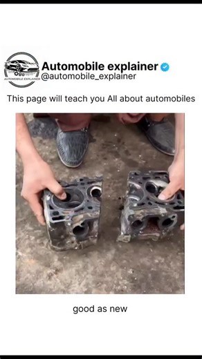 automobile explainer on Instagram: "​Witness the ultimate engine restoration! 🚗💨 We took a completely cracked and shattered engine block and brought it back from the dead using precision welding, grinding, and some serious elbow grease. While most would call it total scrap, this process shows the raw power of mechanical repair. Is it truly good as new, or would you never trust this under your hood? Let us know your thoughts in the comments! 👇 ​#EngineRestoration #MechanicLife #AutomobileRepai