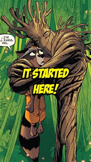 This Is How Groot Met Rocket 😭