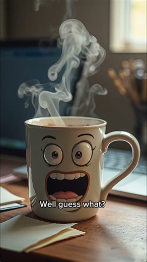 The Overworked Coffee Mug ☕ 😂#shorts #shortsviral