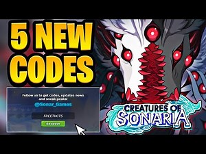 *NEW* All Working UPDATE CODES FOR CREATURES OF SONARIA | ROBLOX CREATURES OF SONARIA CODES