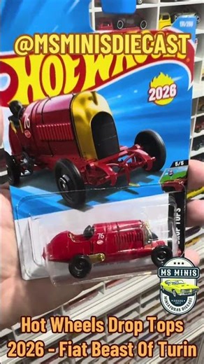 Hot Wheels Drop Tops 2026 - Fiat Beast Of Turin