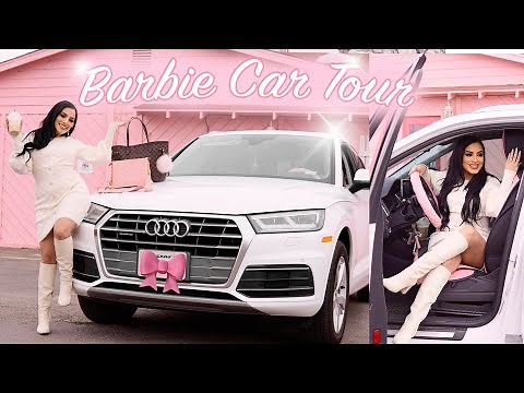 UPDATED Audi Q5 CAR TOUR 2022 🎀 PINK CAR INTERIOR 🎀