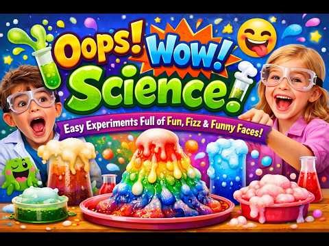 🧪 Oops! Wow! Science! Easy Experiments Full of Fun, Fizz & Funny Faces
