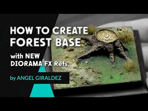 🇺🇸🇬🇧 FOREST BASE with NEW DIORAMA FX refs. by ‪@AngelGiraldeZ‬ 🌳🪵🪨