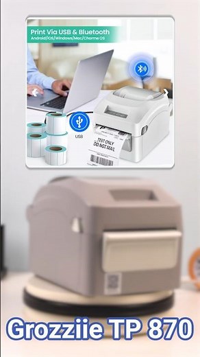 Modern Printer for Modern Sellers — TP870 #grozziie #thermalprinter #gadgets #shorts