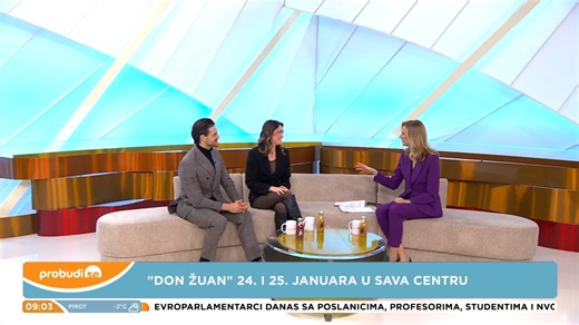 The musical "Don Juan" has arrived in Belgrade! Actors Gian Marco Schiaretti and Laetitia Carrere are featured on TV Nova. Don Juan le spectacle Gian Marco Schiaretti Laëtitia Carrere Concerts and shows in Eurasia | Concerts and shows in Eurasia