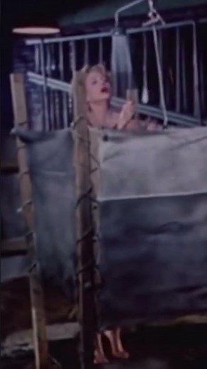 Memorable shower scene, Carnival Story (1954) #classics #bestscenes #shower