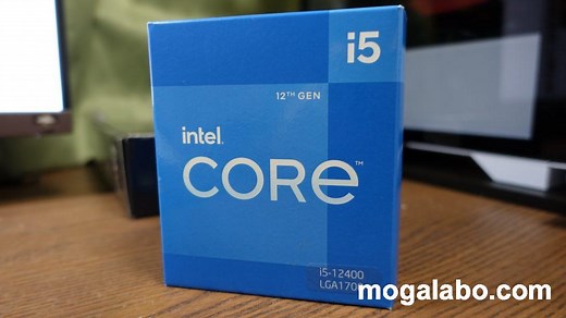 驚異のワットパフォーマンス！core i5-12400をレビュー！core i5-11400Fと比較。