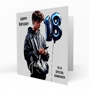 Personalised 18th Birthday Card for Boys Grandson, Son, Nephew, Brother, Friend, Godson C842 - Etsy UK