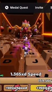 OMG😱 Escaped from the chicken with a secret chip in the +1 speed keyboard!!! 🎃 #roblox #keyboard