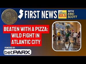 Beaten with a pizza: Wild brawl in Atlantic City, NJ