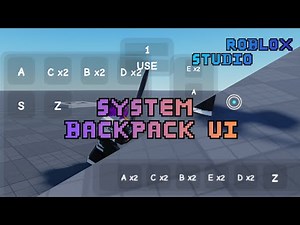 System Backpack Ui Roblox Studio
