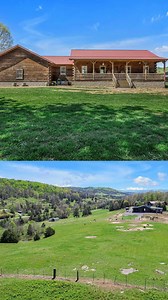 Mini farm dream in Cannon County. 30 fenced acres with a year-round creek, 5-stall barn, lean-to, and multiple outbuildings. The 2 bed, 2 bath log home features hardwood floors, brand-new kitchen cabinets, quartz counters, custom tiled showers, and GE Café appliances. Enjoy peaceful views from the 42-foot covered porch or work from the oversized 3-car garage. Turn-key and move-in ready for homesteaders or hobby farmers. $1,175,000 2859 Locke Creek Rd, Readyville, TN 37149 #TennesseeRealEstate #M