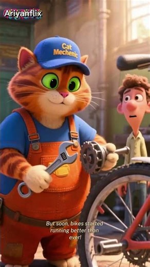 Mechanic Cat #cat #facts #catshorts