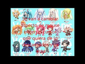 Cursores anime y vocaloid + descarga