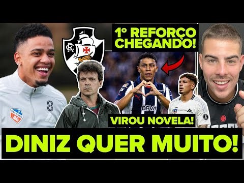 DINIZ QUER MUITO ESSE 9! BRENNER NO VASCO EM 2026! ROJAS TÁ CHEGANDO! ALAN SALDÍVIA VIROU NOVELA!