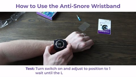 Anti-Snore Wristband - Advanced Anti Snoring Device with Bionic Detection Technology, Adjustable Intensity, Comfortable & Anti Snore Device for Men and Women