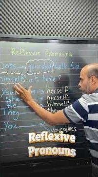 شرح مبسط لقاعدة Reflexive Pronouns مع المبدع أ.#عبدالله_حسين🔥