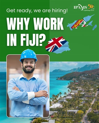 🌴 FIJI ISLANDS: Your Next Best Destination for Work Island Living! 🇫🇯 Discover why Fiji is the perfect blend of career opportunity and tropical paradise. Watch the video to learn more, then explore our latest Fiji job openings here: https://www.ipams.com/jobseeker | Industrial Personnel and Management Services, Inc. (IPAMS)
