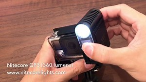 68K views · 382 reactions | Need a solid, waterproof, USB rechargeable light for your GoPro or action camera setup? Watch this demo of the Nitecore GP3, 360 lumens, flood or spot beam pattern, in a variety of lighting levels to match your filming requirements. Only $45 each, comes with battery and mounting accessories! 5 year warranty with free delivery! - https://www.nitecorelights.com/products/gp3-360-lumens-gopro-compatible #gopro #actioncameralight | Nitecore Lights | Facebook