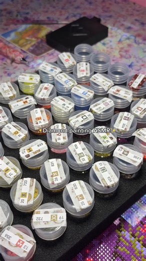 16K views · 207 reactions | Diamond paint English Cottage by @martith.art with us! This ready-to-ship diamond painting kit features square drills, a 50x75cm canvas, and 57 colors with 5 glimmer drills for that perfect sparkle.  Grab your kit today and join the fun!  laurascozyworld | Jaded Gem Shop | Facebook