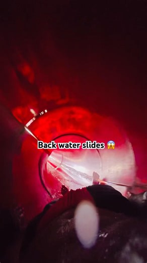 Back Water Slide challenge All Water sliders parkour pov. bella Ciao #youtubeshorts