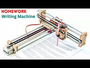 How To Make Homework Writing Machine | Arduino Uno Project