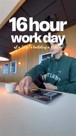 Erik Cupsa on Instagram: "Day in the life of a 22 y/o software engineer building a VC backed startup 🧑‍💻 This is Episode 5 of building in my 20s… When I got approached by an F1 driver to build @promptshop.co last month, I never realized just how much my life would change… From all the big names I’ve connected with, to raising, expanding the team, and building out the vision from scratch, I feel so blessed. I can’t wait to share more with you guys. If you want to be a part of the first 1000 sel