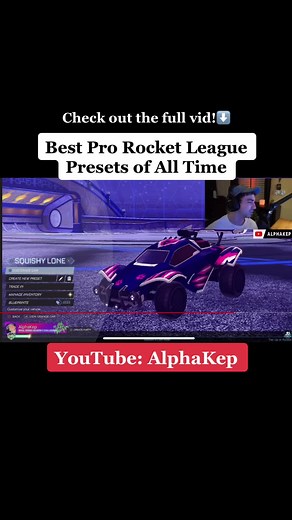 Best Pro Rocket League Presets of All Time