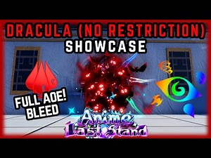 EVOLVED AVATAR "DRACULA (NO RESTRICTION)" SHOWCASE!! + MAX LEVEL & SKILL TREE | ANIME LAST STAND