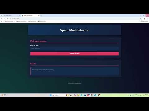 SpamMailDetectionDemo