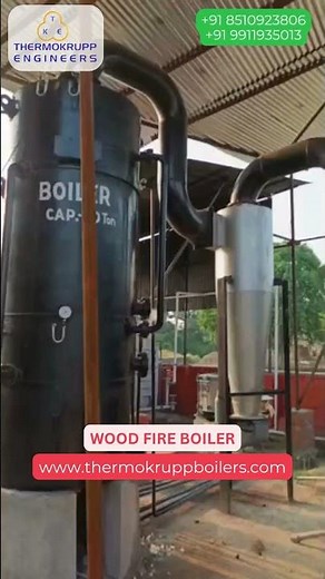 🔥 Wood Fired Boiler Manufacturer by Thermokrupp Engineers | High-Efficiency Biomass Boilers in India
