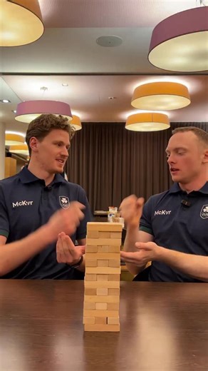 Building form as the Winter Games progress… one Jenga block at a time 📈 #TeamIreland #MilanoCortina2026 | Team Ireland