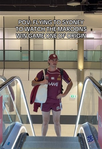 Flying to Sydney for State of Origin Game One