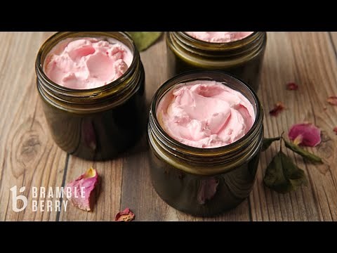 How To Make Rose Body Cream - Luxurious DIY Lotion Tutorial | BrambleBerry.com