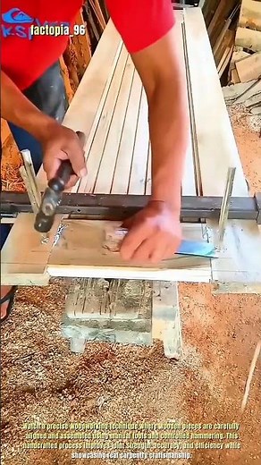 Traditional Wood Joinery Technique | Skilled Handcrafted Carpentry Process