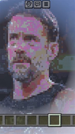 Minecraft but i create wwe superstar cm punk #minecraft #wwe #cmpunk #minecraftbuilds