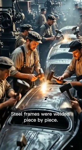 How America Built Cars 100 Years Ago Inside Early Car Factories #history #america #historyofamerica