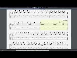 Genesis - Afterglow tab for Bass song