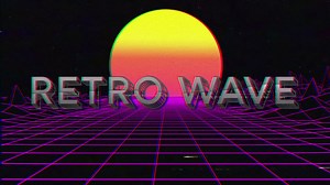 Retro Wave Synthwave 80s Background | Premium Stock Video Footage