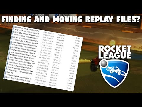 How to find and move Rocket League .Replay Files [Tutorial - PC]