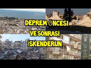 Hatay Iskenderun Before and After Earthquake Images #earthquake