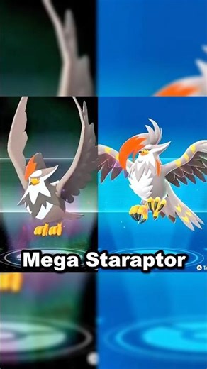 Mega Staraptor Pokemon Legends Z-A New Mega Evolutions Reveal #pokemon #pokemonlegendsza