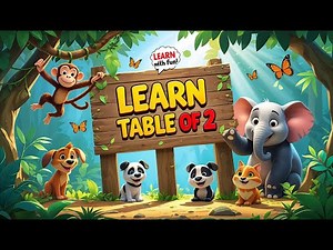 Table of 2 | Learn Multiplication Table of 2 | Easy 2 Times Table for Kids