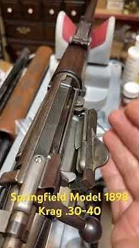 The Springfield Model 1898 Krag. A historic gun.