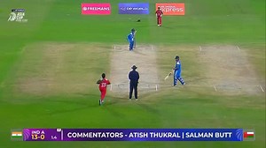 Talk about perfect timing! Priyansh Arya drives it straight as an arrow for another boundary 😎 DPWorldAsiaCupRisingStars2025 #INDvOMAN #ACC | Asian Cricket Council