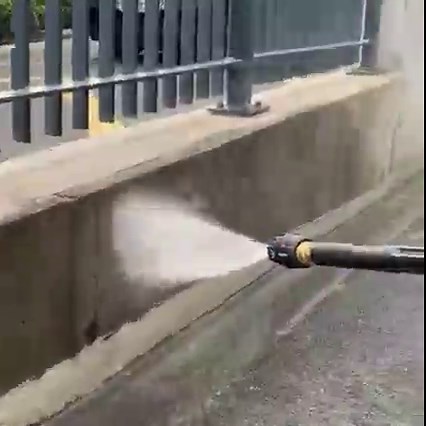 It's officially the weekend so here's 13 seconds of us power washing to cleanse your timeline 🙌 Our Parkside Performance Powerwasher is in stores from Monday 24th April for only €249.99! | Lidl Ireland